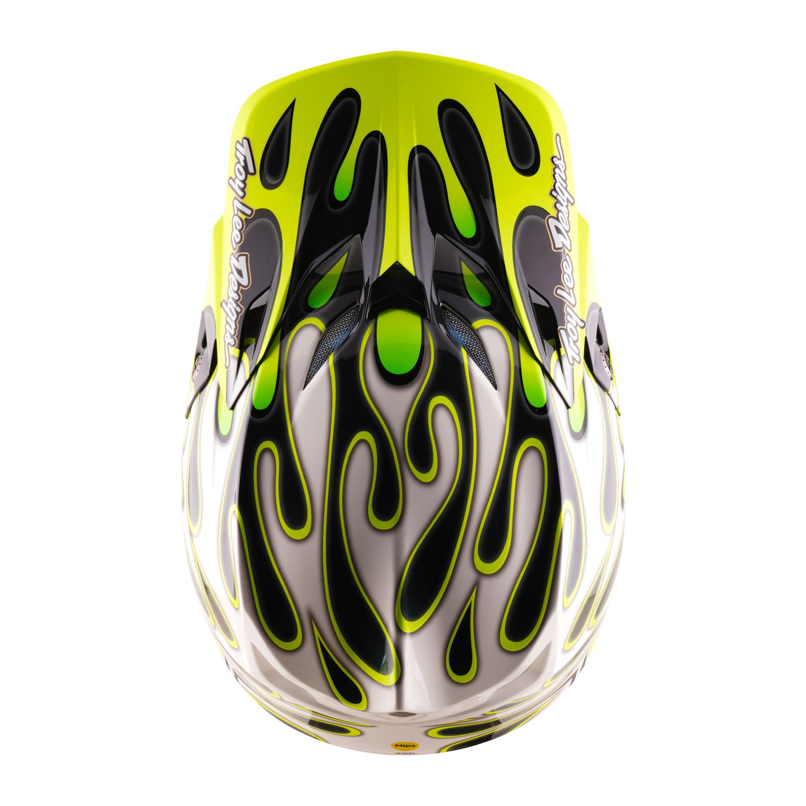 SE5 Composite Helmet Overspray Charcoal / Flo Yellow – Troy Lee