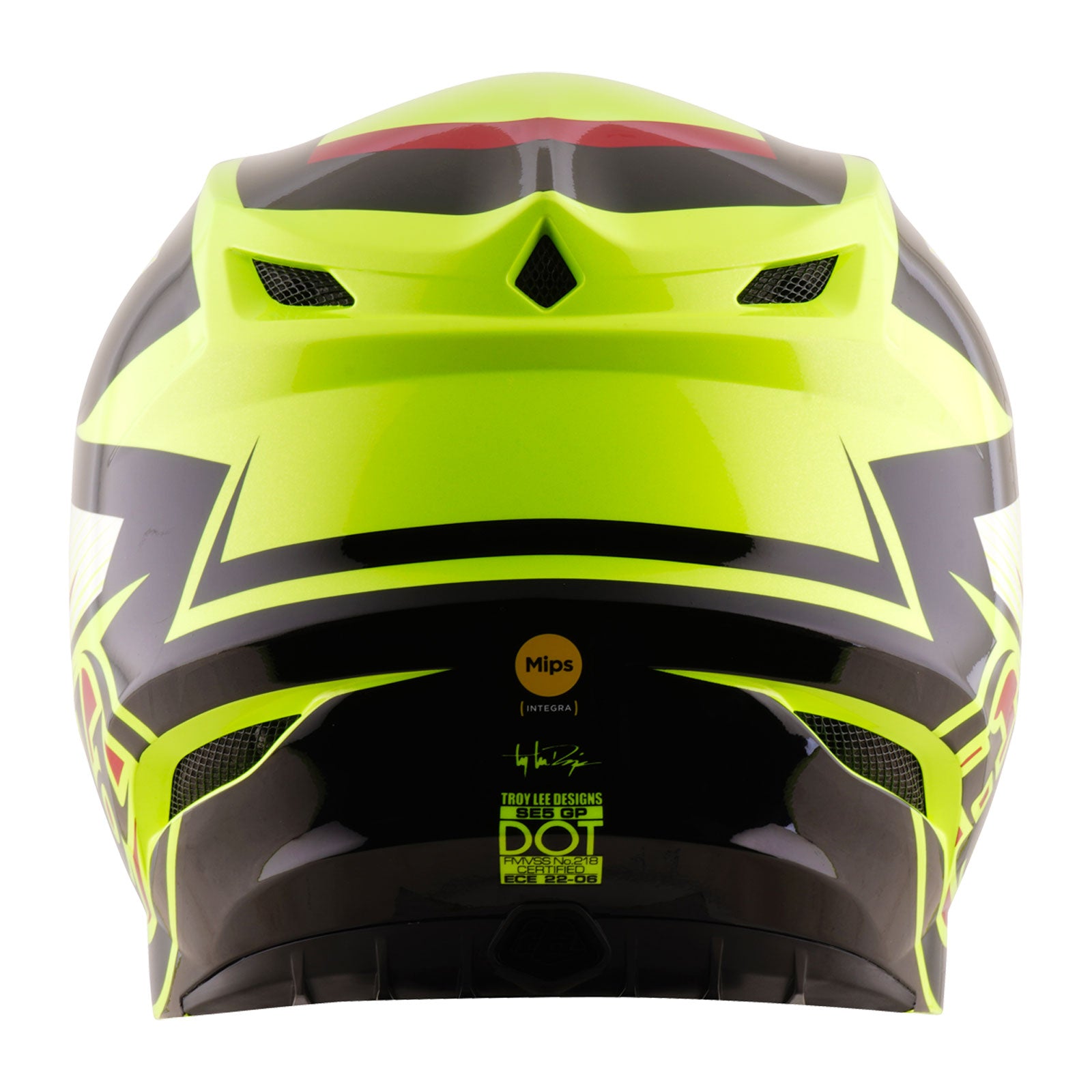 SE5 Polycarbonate Helmet Ripper Flo Yellow – Troy Lee Designs