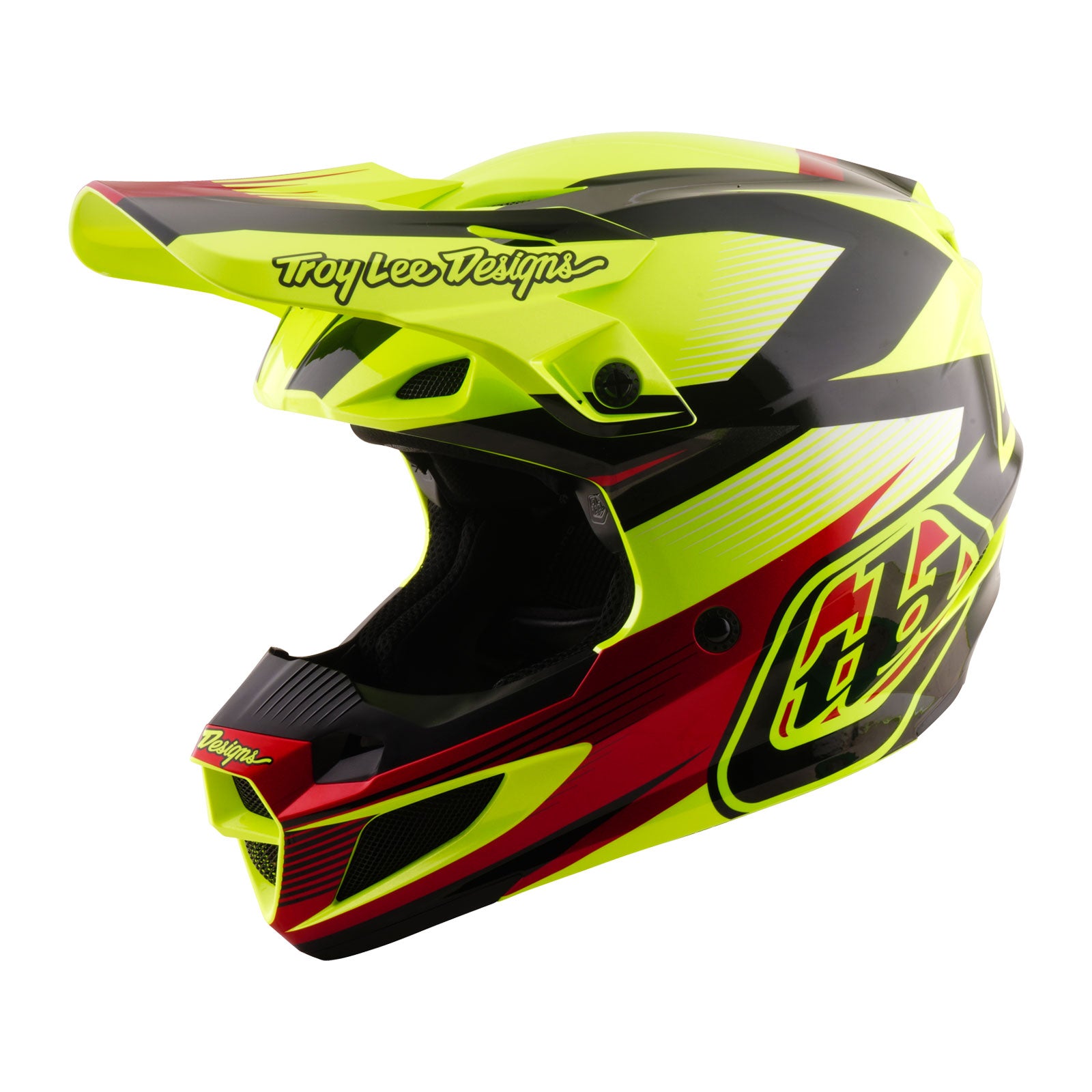 SE5 Polycarbonate Helmet Ripper Flo Yellow – Troy Lee Designs