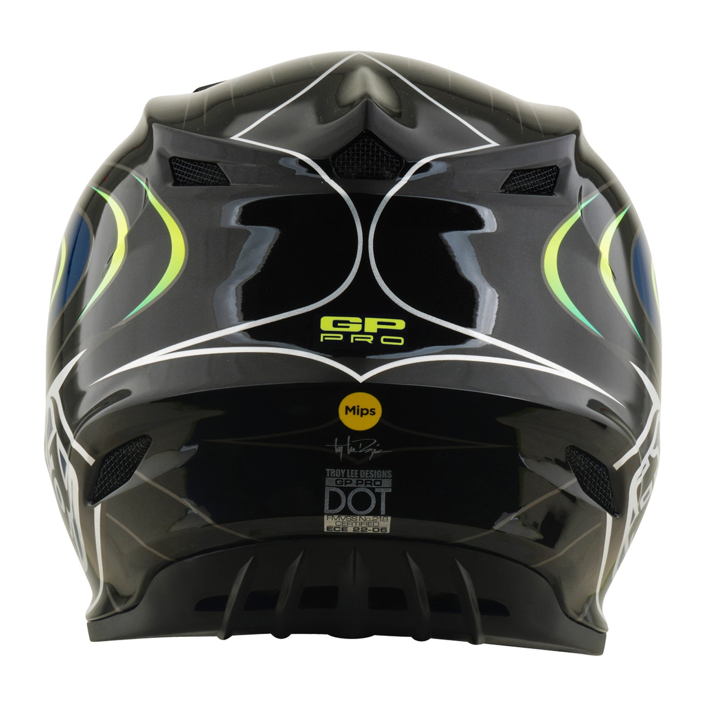 Youth GP Pro Helmet  Slides Black / Yellow