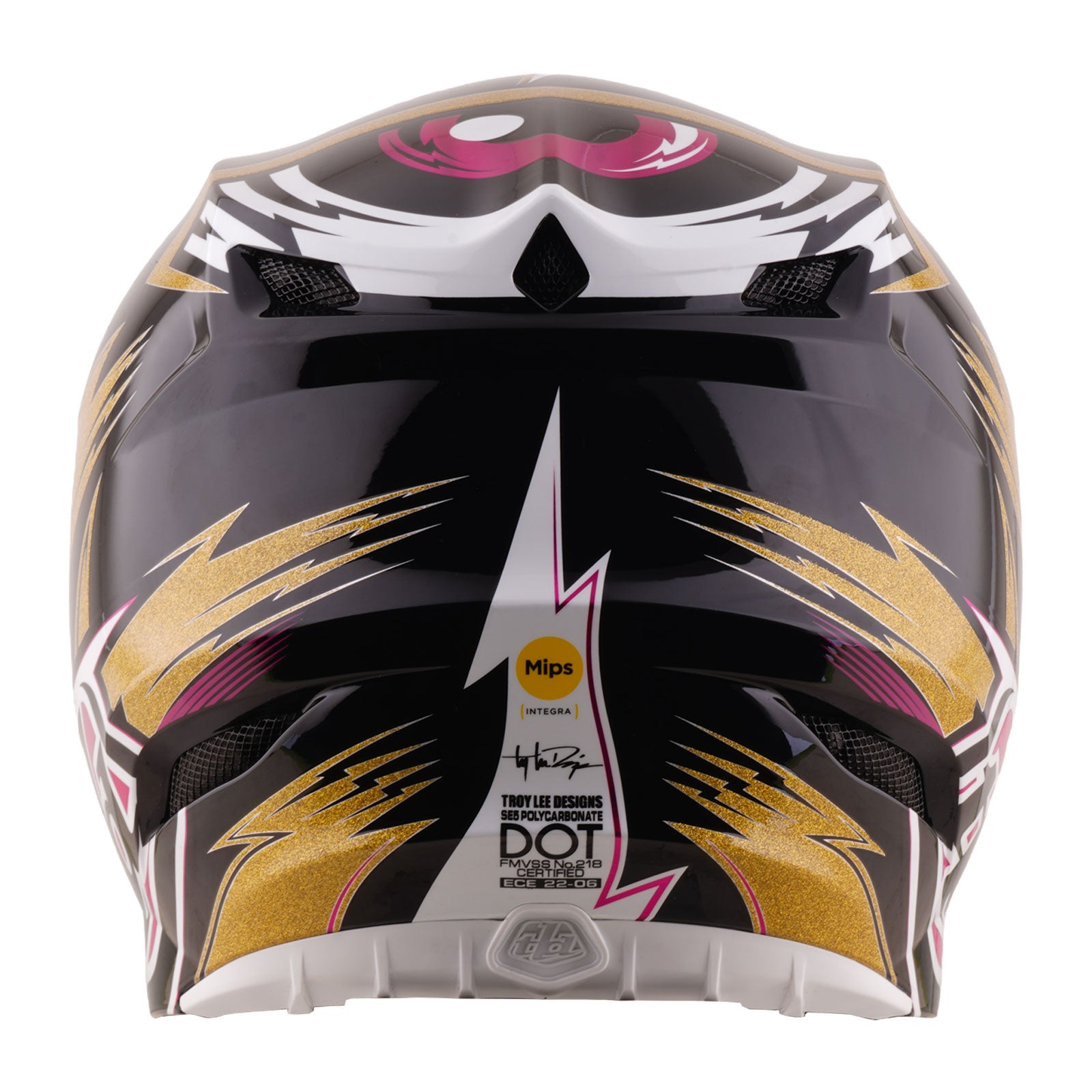 キャメロン SE5 Polycarbonate Helmet Cyclops Gold / Black – Troy Lee Designs