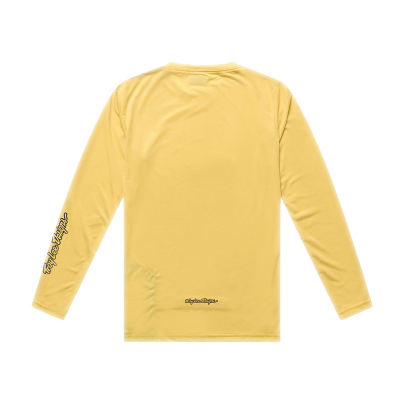 Womens Lilium Pro LS Jersey Mono Butter