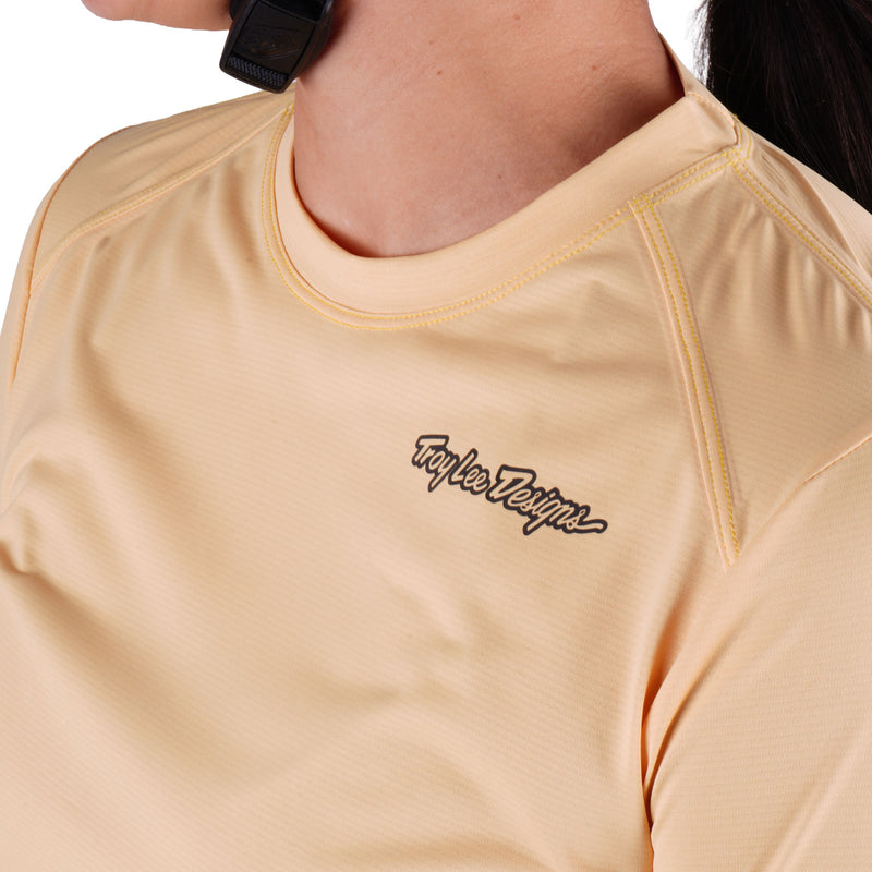 Womens Lilium Pro LS Jersey Mono Butter