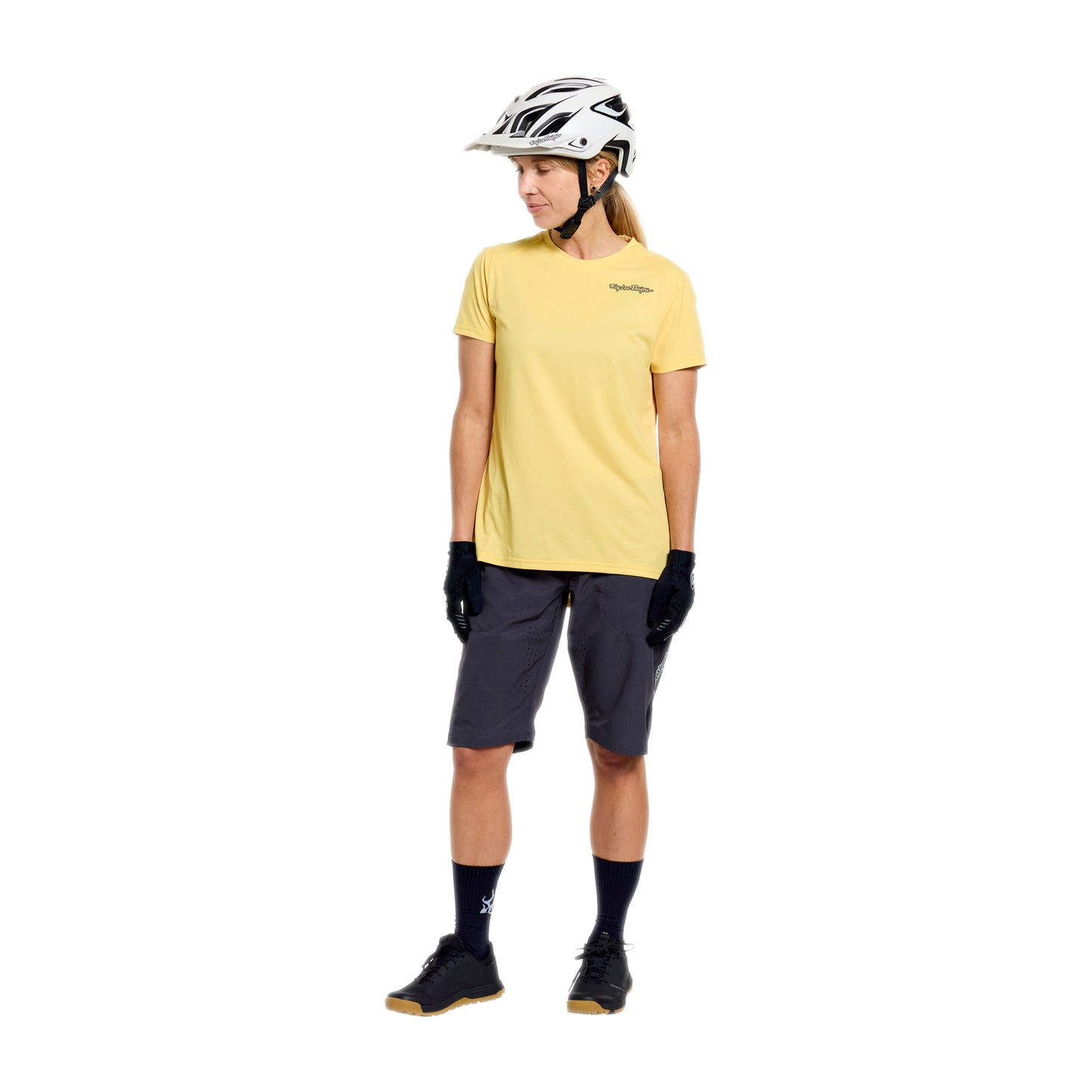 Womens Lilium Pro SS Jersey Mono Butter