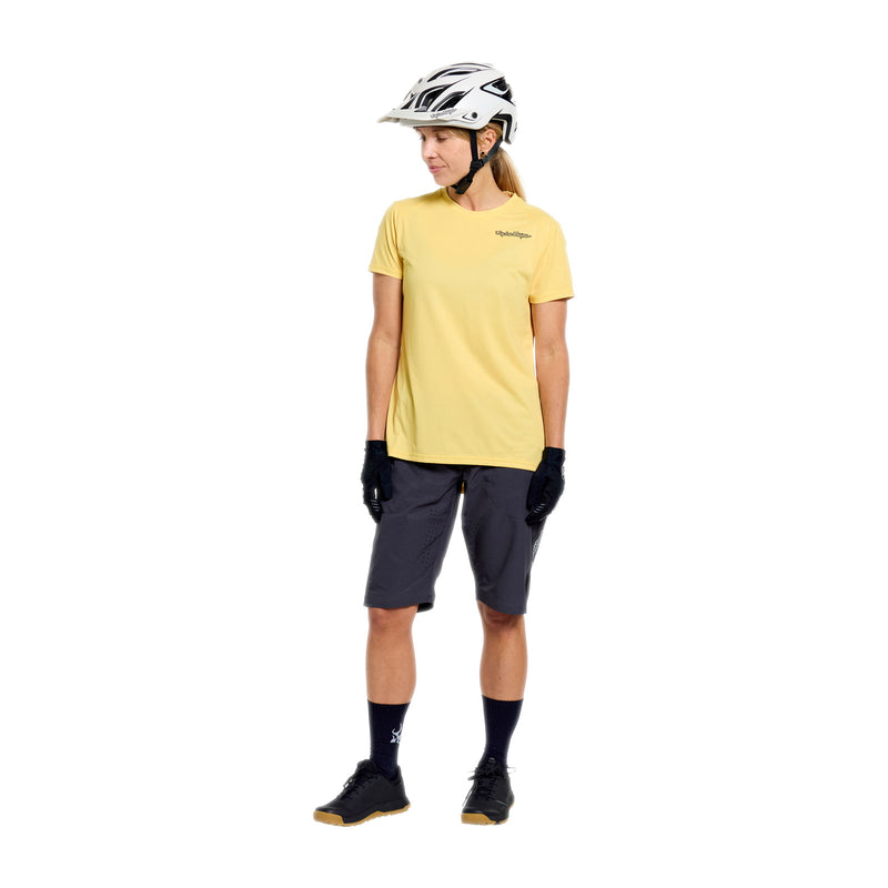 Womens Lilium Pro SS Jersey Mono Butter