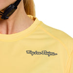 Womens Lilium Pro SS Jersey Mono Butter