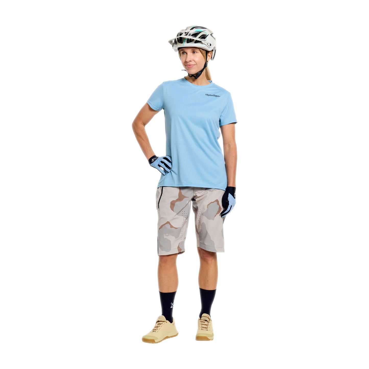 Womens Lilium Pro SS Jersey Mono Dawn Blue