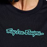 Womens Lilium Ride SS Tee Signature Black