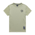 Womens Lilium Ride SS Tee Stamps Sage