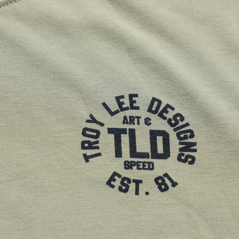 Womens Lilium Ride SS Tee Stamps Sage