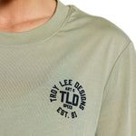 Womens Lilium Ride SS Tee Stamps Sage