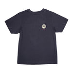 Womens Short Sleeve Tee Happy Dayz Carbon