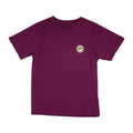 Womens Short Sleeve Tee Happy Dayz Sangria