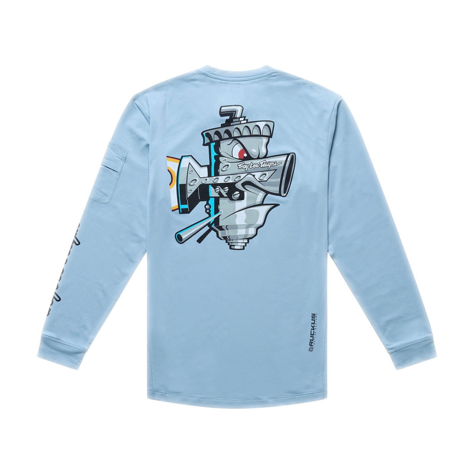 Youth Ruckus Ride LS Tee Carbs Dawn Blue – Troy Lee Designs