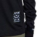 Youth Skyline Ride LS Tee Signature Black / Real Teal