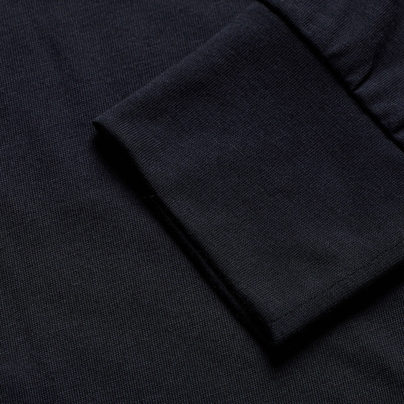 Youth Skyline Ride LS Tee Signature Black / Real Teal