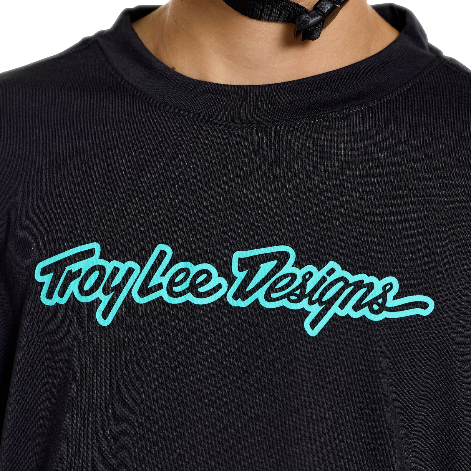 Youth Skyline Ride SS Tee Signature Black / Real Teal – Troy Lee