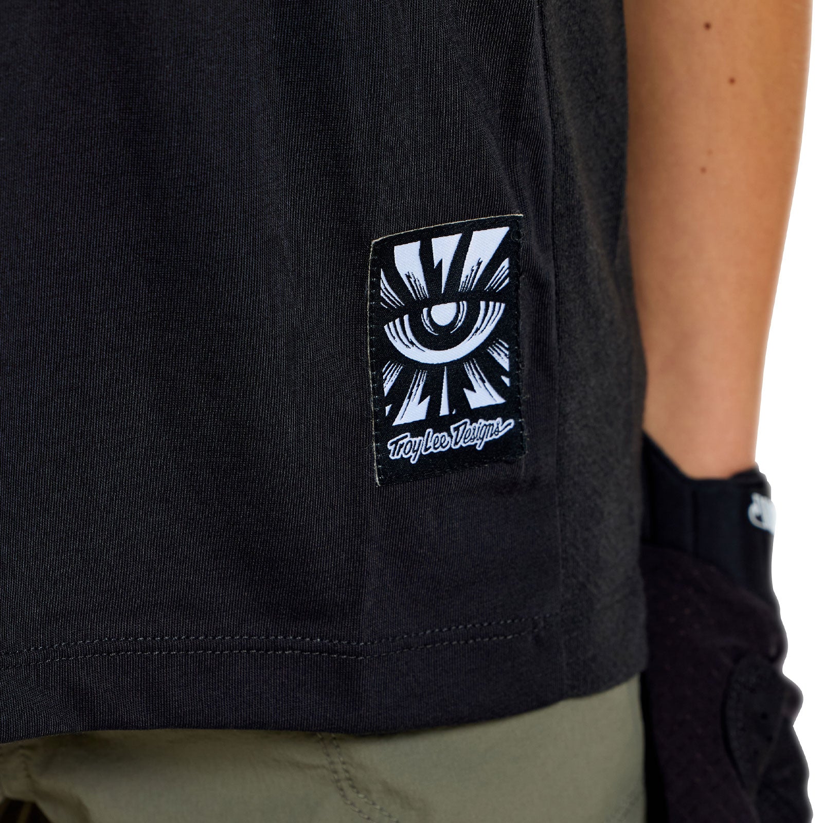 Youth Skyline Ride SS Tee Signature Black / Real Teal – Troy Lee