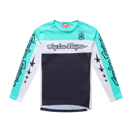 Youth Sprint Pro LS Jersey Yo Moto Carbon