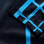 Youth GP Pro LS Jersey Framework Black / Cyan