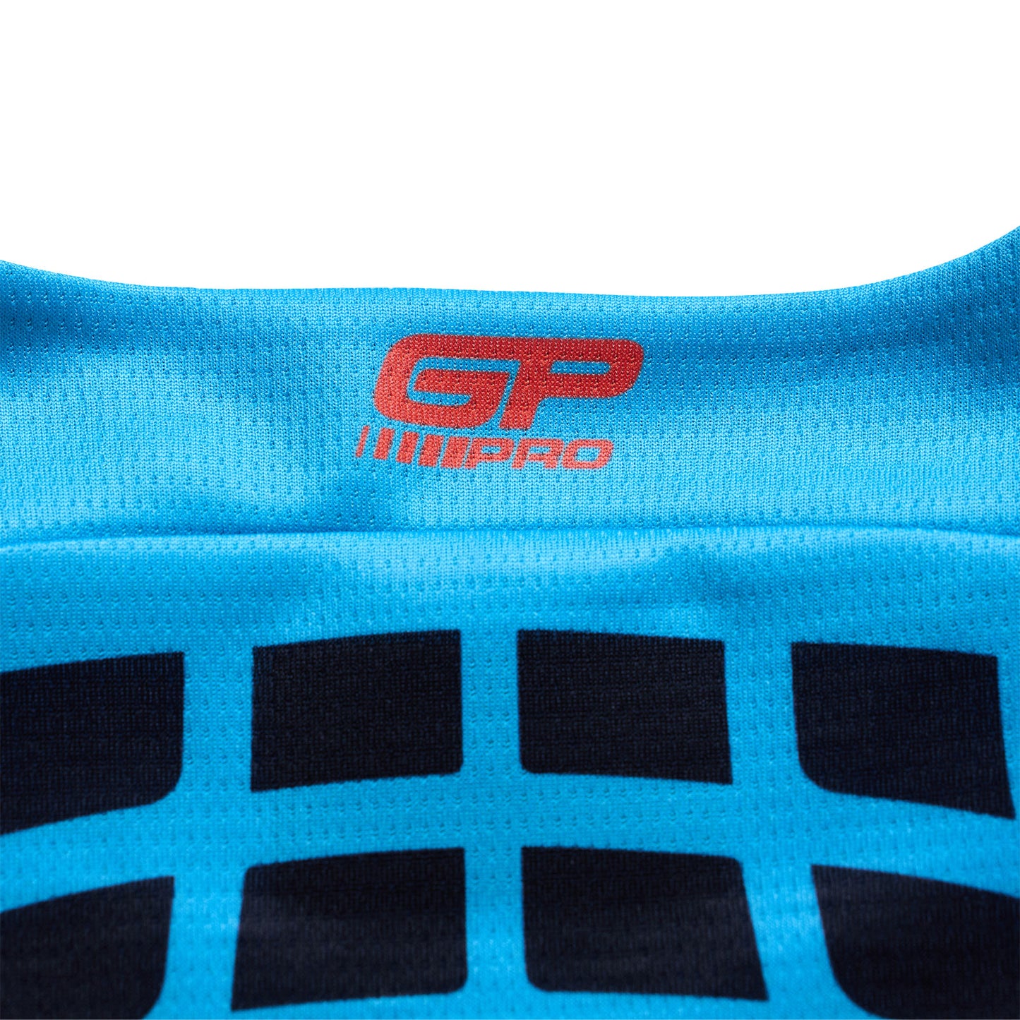 Youth GP Pro LS Jersey Framework Black / Cyan