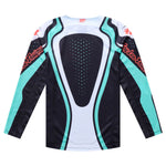 Youth GP Pro LS Jersey Roller Black / Teal