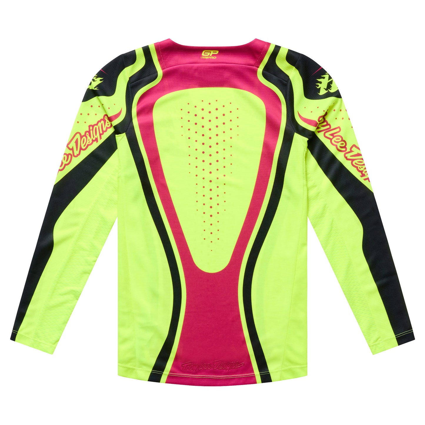 Youth GP Pro LS Jersey Roller Flo Yellow / Fuchsia