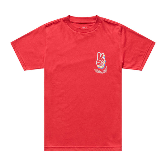 Youth Short Sleeve Tee Deuces Scarlet