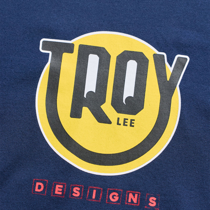 Youth Short Sleeve Tee Happy Dayz Navy