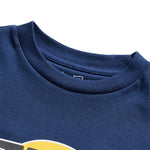 Youth Short Sleeve Tee Happy Dayz Navy
