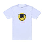 Youth Short Sleeve Tee Happy Dayz White