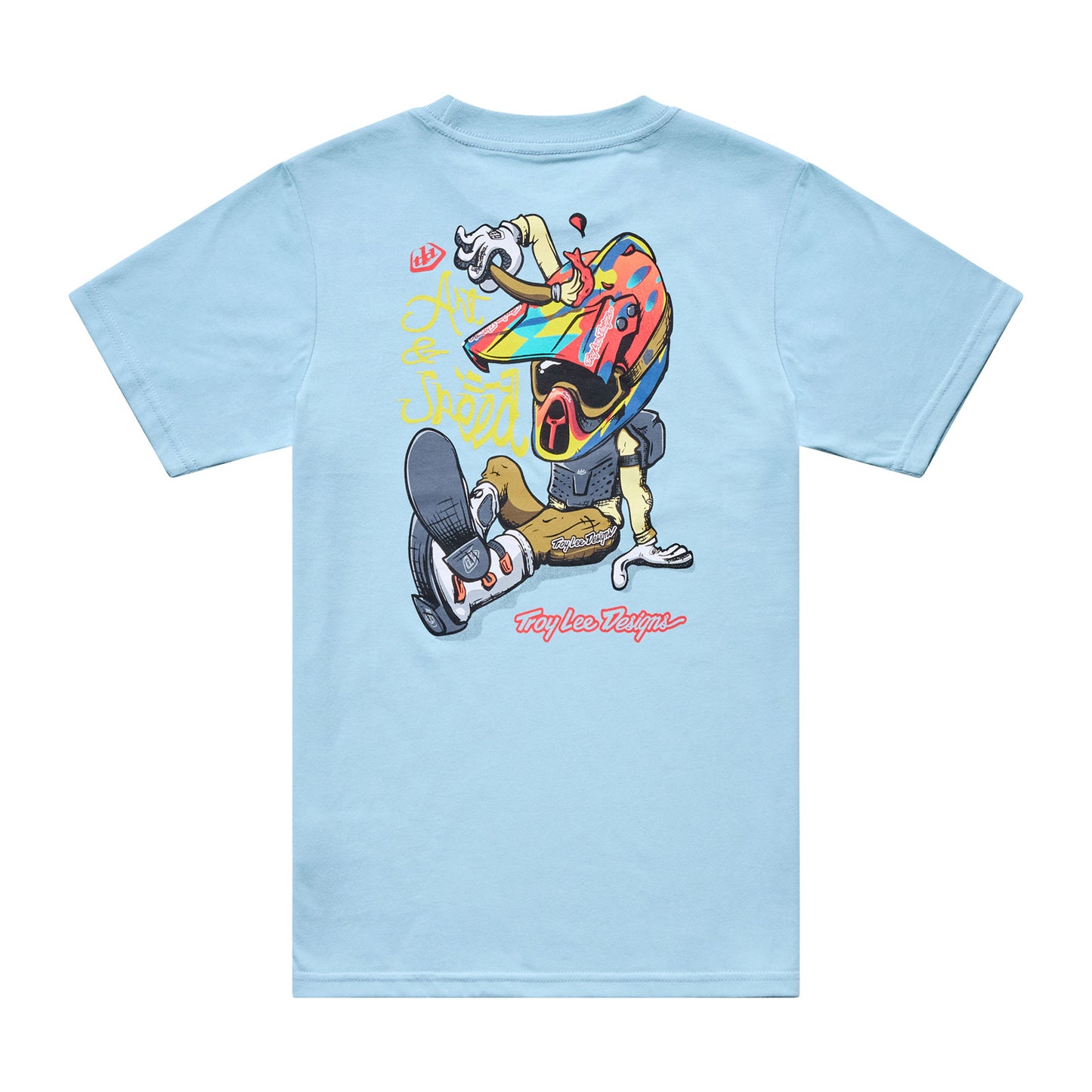 Youth Short Sleeve Tee Heritage Dawn Blue