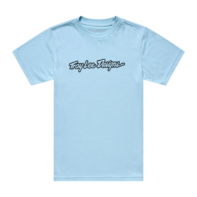 Youth Short Sleeve Tee Signature Dawn Blue