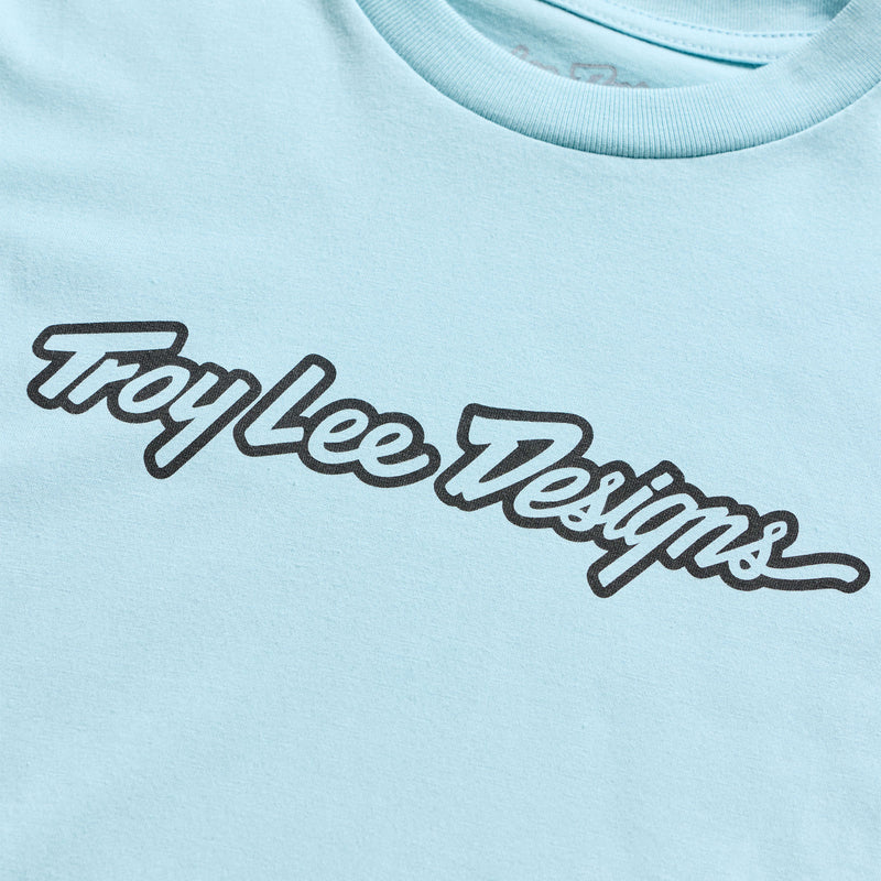 Youth Short Sleeve Tee Signature Dawn Blue