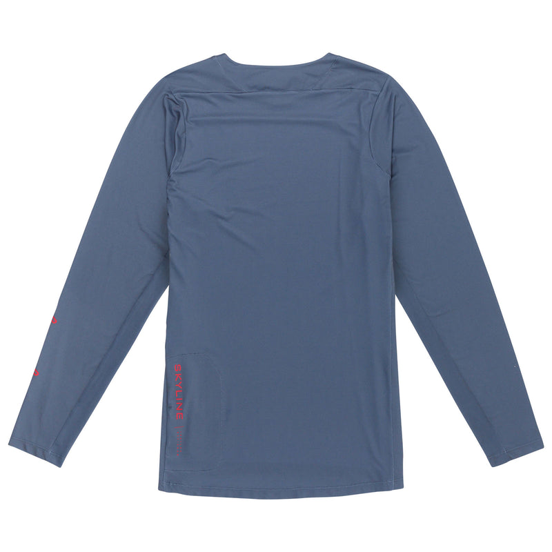 Skyline Long Sleeve Jersey Mono Steel Blue