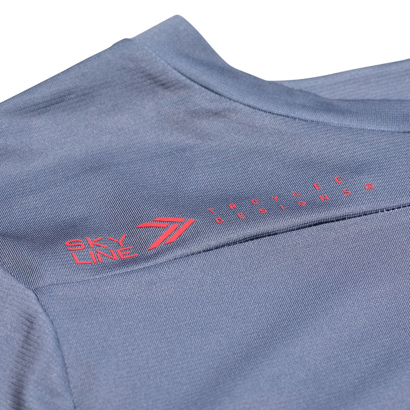 Skyline Long Sleeve Jersey Mono Steel Blue