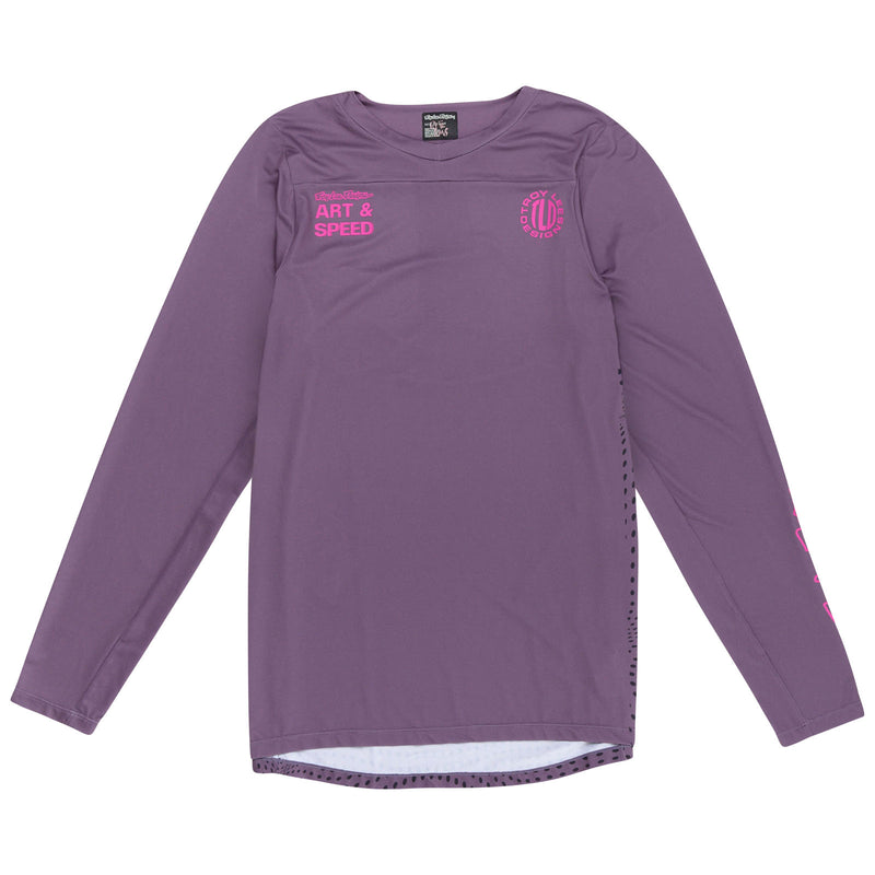 Skyline Long Sleeve Jersey Radioscape Deep Purp