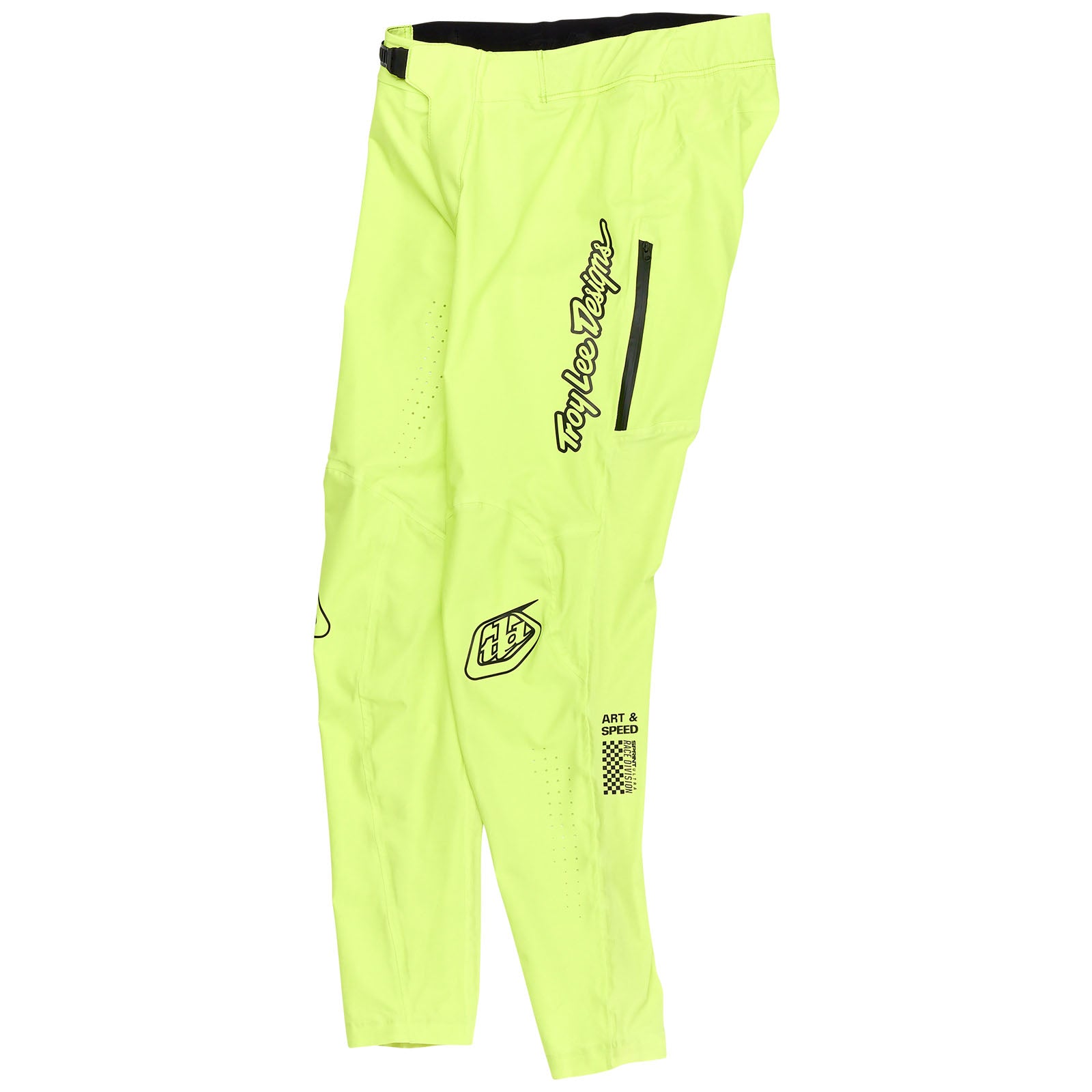 Troy Lee Designs GP Factory Pantaloni Moto Uomo - Taglia 38, Verde, Leggeri E Traspiranti, Con Protezioni