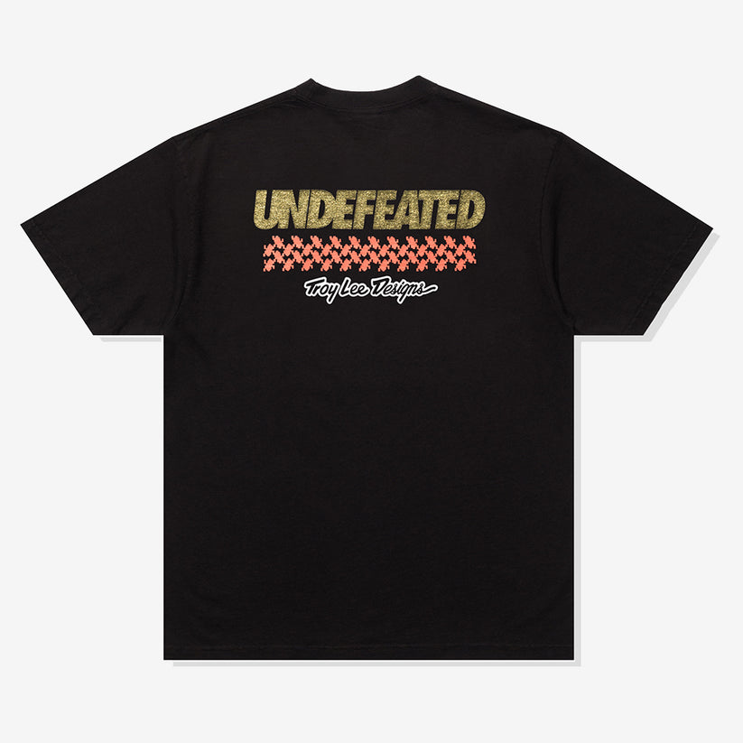 Short Sleeve Tee Undefeated X Troy Lee Designs Black