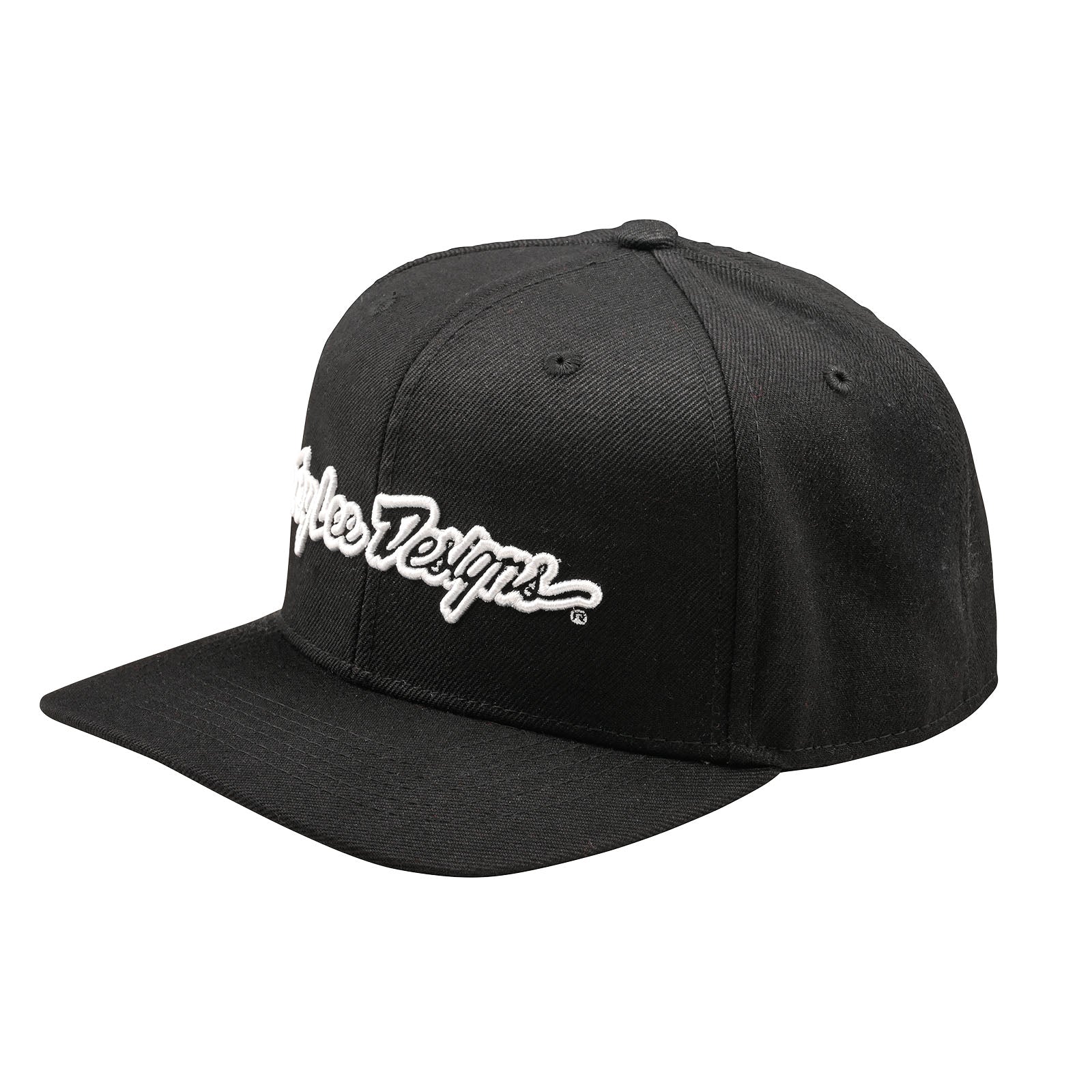 Hat Signature Curved Snapback Hat Signature Black – Troy Lee Designs