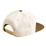 Flat Bill Snapback Peace Vintage White / Olive