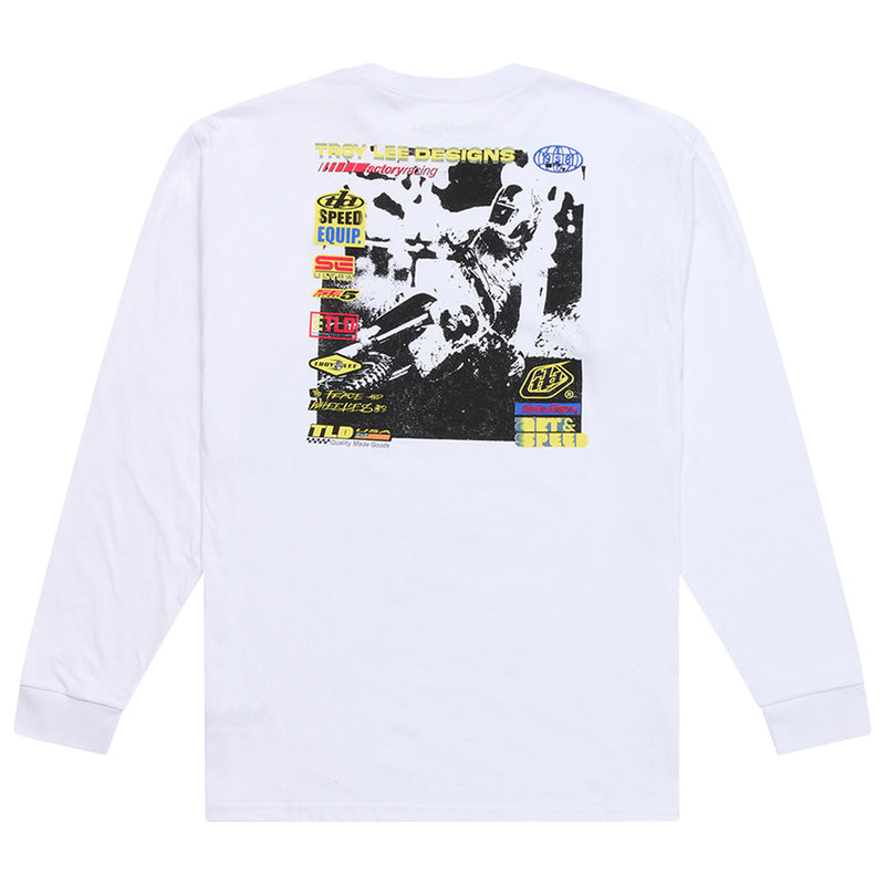 Long Sleeve Tee Overload White