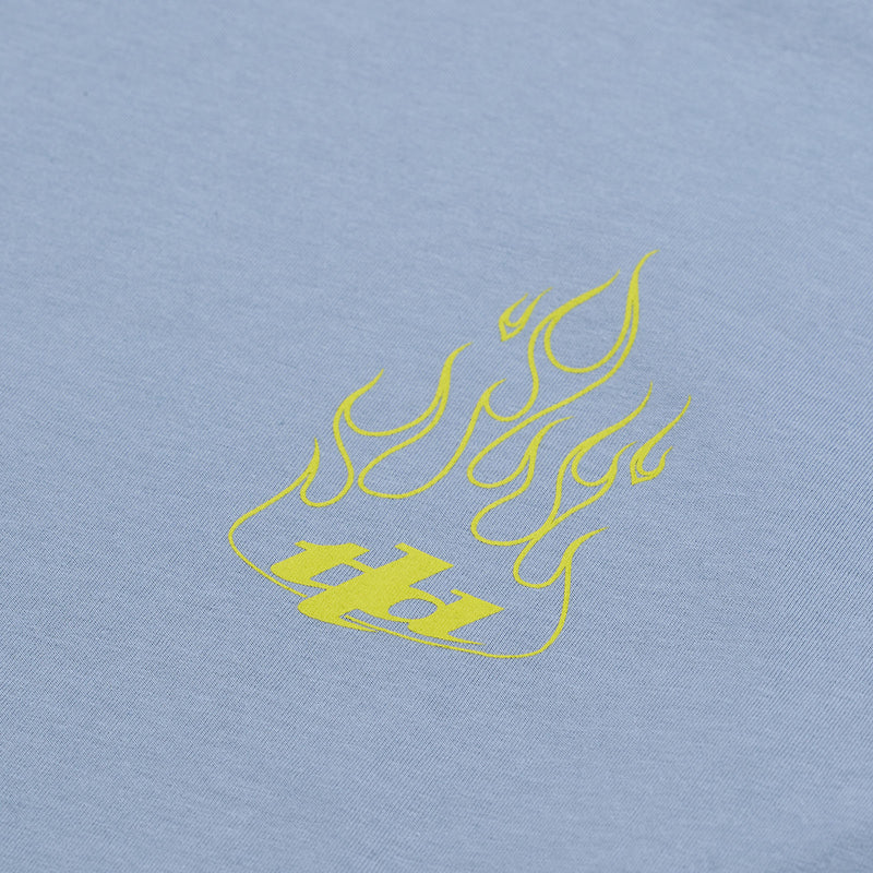 Long Sleeve Tee Torched Smoke Blue