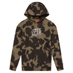 Pullover Hoodie Badge Olive Camo