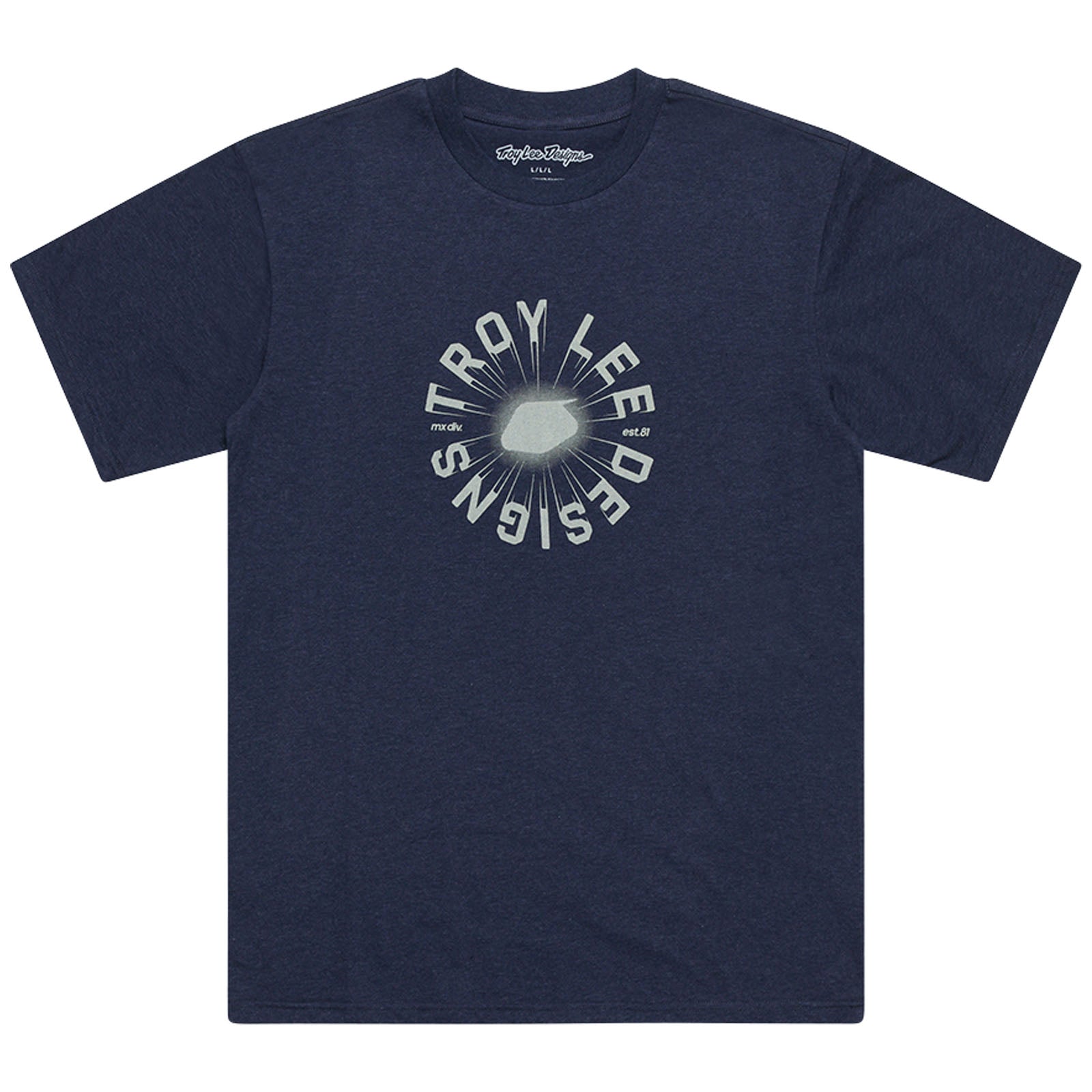 Short Sleeve Tee Rotation Navy Heather