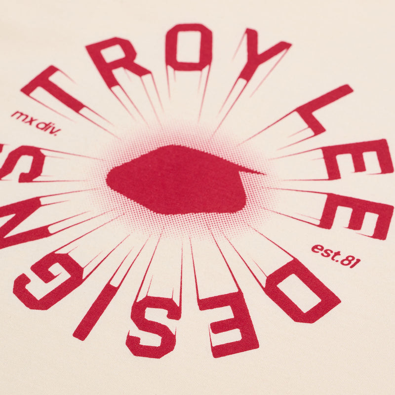 Short Sleeve Tee Rotation Vintage White