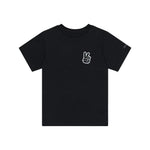 Womens Short Sleeve Tee Peace Out Black
