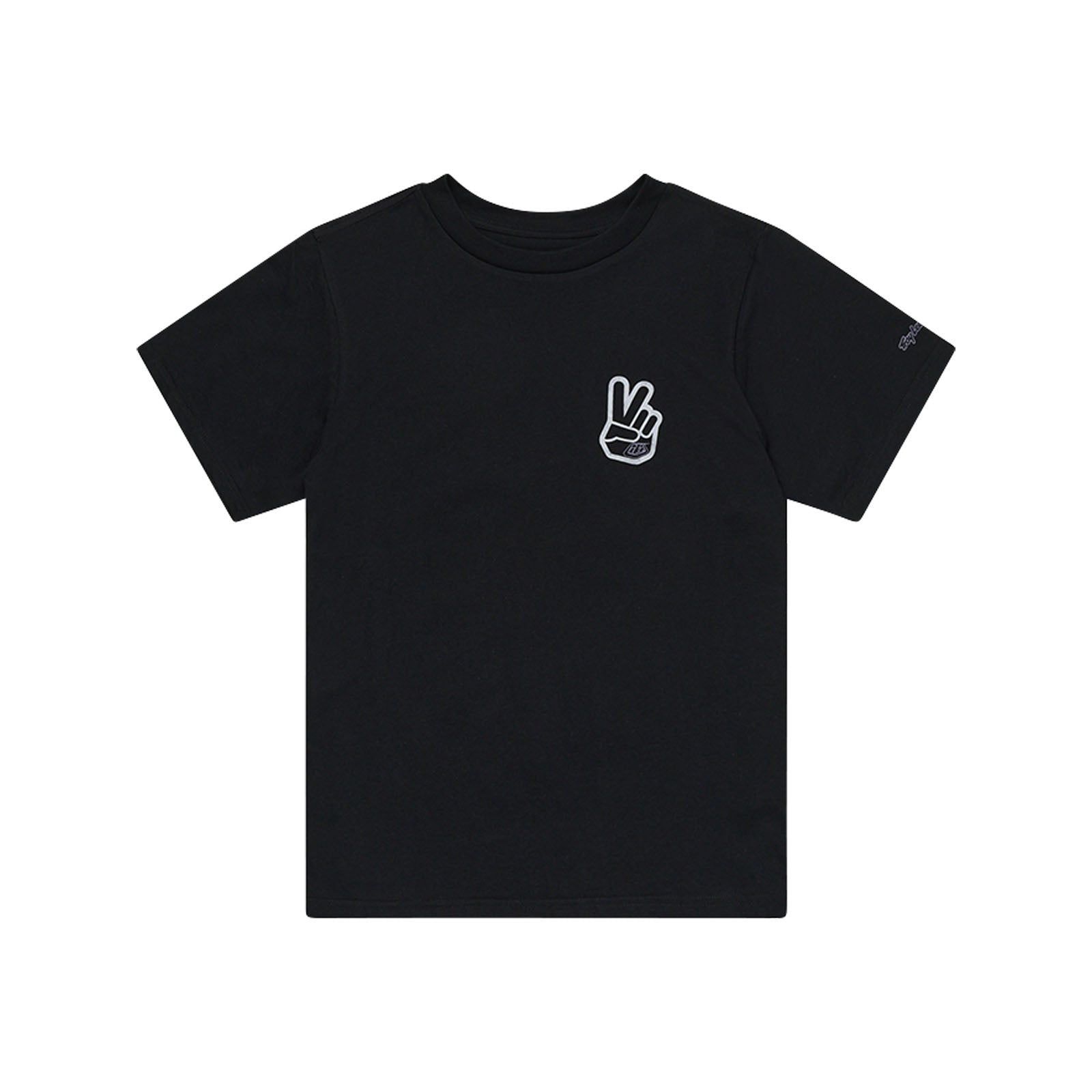 Womens Short Sleeve Tee Peace Out Black