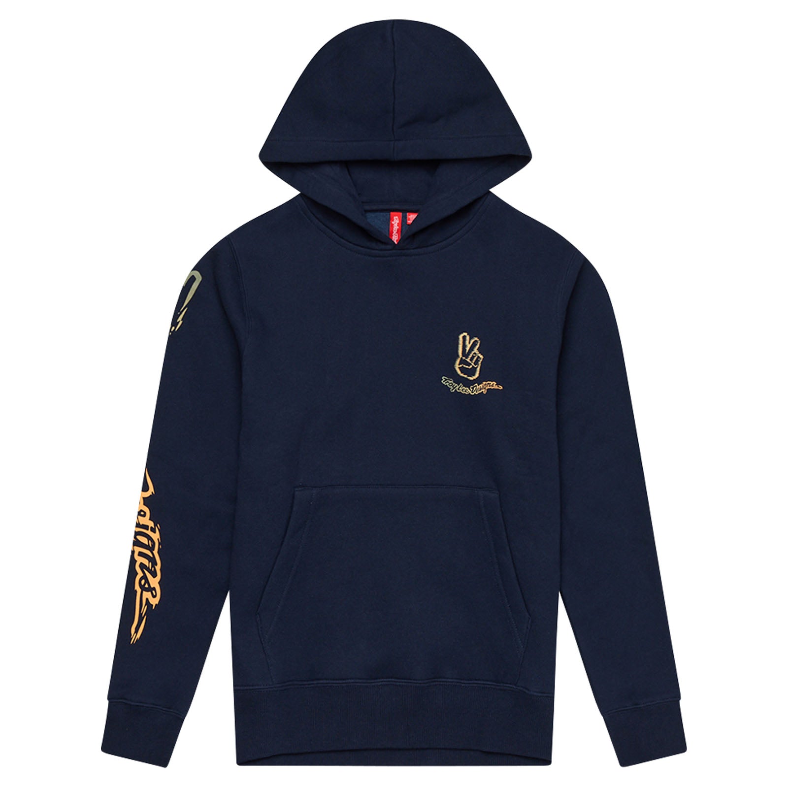 Youth Pullover Hoodie Peace Out Navy