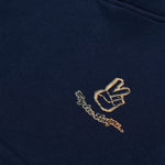 Youth Pullover Hoodie Peace Out Navy